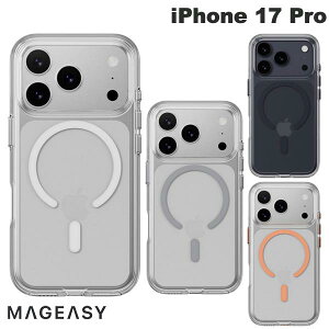 MagEasy iPhone 17 Pro Bright M C MagSafe�Ή� �ϏՌ��P�[�X Transparent/ �}�O�C�[�W�[ (�X�}�z�P�[�X�E�J�o�[) 2025