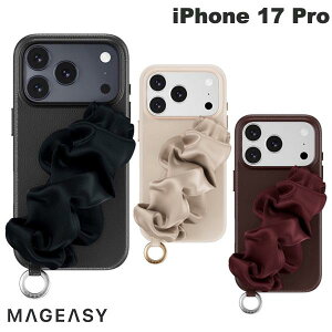 MagEasy iPhone 17 Pro Foulard M MagSafe対応 グリップスタンド付きケース マグイージー (スマホケース・カバー) シュシュストラップ 2025