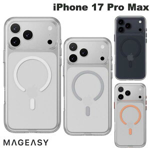 MagEasy iPhone 17 Pro Max Bright M C MagSafe�Ή� �ϏՌ��P�[�X Transparent/ �}�O�C�[�W�[ (�X�}�z�P�[�X�E�J�o�[) 2025