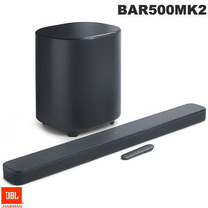 TEho[ JBL TuE[t@[t Rt 2025V Wi-FiΉ JBL BAR500MK2 Bluetooth 5.3 CX 5.1ch TEho[VXe TuE[t@[t ubN # JBLBAR500M2BLKJN WF[r[G