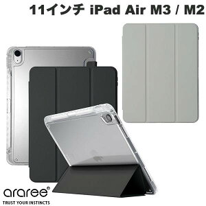 araree 11C` iPad Air M3 (2025) / M2 (2024) / 10.9C` iPad Air 5 / 4 A FOLIO yz_[tnCubhP[X A[ (^ubgJo[EP[X)