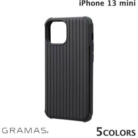 [ネコポス送料無料] GRAMAS COLORS iPhone 13 mini / 12 mini Rib-Slide Hybrid Shel Case グラマス (スマホケース・カバー)
