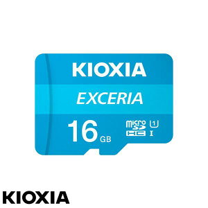 KIOXIA EXCERIA microSDHC / SDXC UHS-I C10 J[h R=100MB/s A_v^t COpbP[W LINVA ([J[h)
