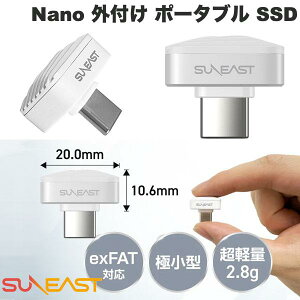 |[^u SSD \ ɏ y USBXg[W Type-C  X}z PC SUNEAST Nano Ot |[^u SSD TC[Xg (OtSSD) 128GB / 256GB / 512GB