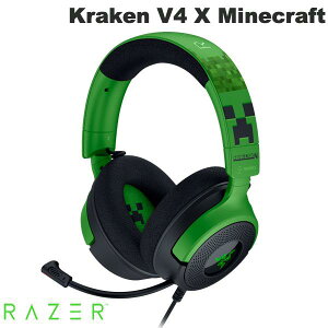 Razer Kraken V4 X Minecraft Edition LQ[~OwbhZbg # RZ04-05180200-R3M1 [U[ (wbhZbg) }CNtg R{CU[