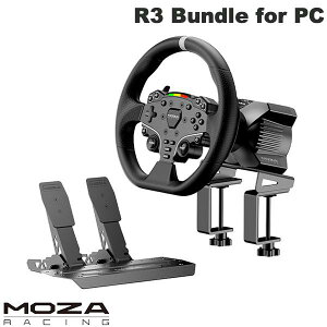MOZA Racing R3 Bundle for PC Windows向け レーシングハンドル コントローラー # MOZA R3 Bundle for PC モザ レーシング (ゲームパッド)