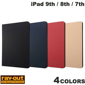iPad ��9���� ��8���� ��7���� �P�[�X �蒠�^ Ray Out iPad 9th / 8th / 7th ���U�[�P�[�X �X�^���h�@�\�t�� ���C�A�E�g (iPad�J�o�[�E�P�[�X)