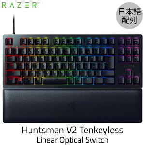 Razer Huntsman V2 Tenkeyless JP {z ÉjAIveBJXCb` Q[~O eL[X L[{[h Linear Optical Switch # RZ03-03941000-R3J1 [U[ (L[{[h)