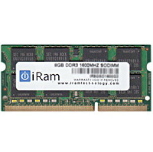 iRam PC3-12800 (DDR3-1600) SO.DIMM 4GB # IR4GSO1600D3 �A�C���� (Mac�������[)