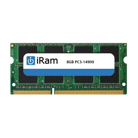 【あす楽】 iRam PC3-14900 (DDR3-1866) SO.DIMM 8GB # IR8GSO1866D3 アイラム (Macメモリー)