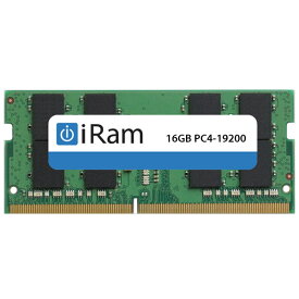 【あす楽】 iRam PC4-19200 DDR4 2400MHz SO.DIMM 16GB # IR16GSO2400D4 アイラム (Macメモリ)