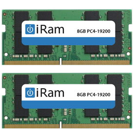 【あす楽】 iRam PC4-19200 DDR4 2400MHz SO.DIMM 16GB (2x8GB) # IR8GSO2400D4W アイラム (Macメモリ)