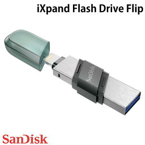 SanDisk iXpand Flash Drive Flip Lightning / USB A 2in1 tbVhCu COpbP[W TfBXN (CgjOڑtbV[) USB
