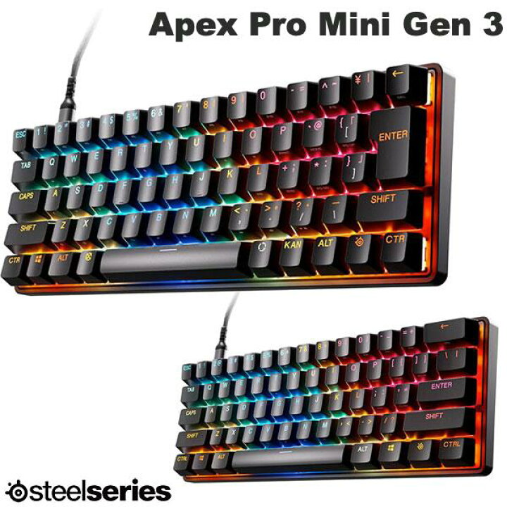 楽天市場】[正規販売店] SteelSeries Apex Pro Mini Gen 3 JP 日本語 
