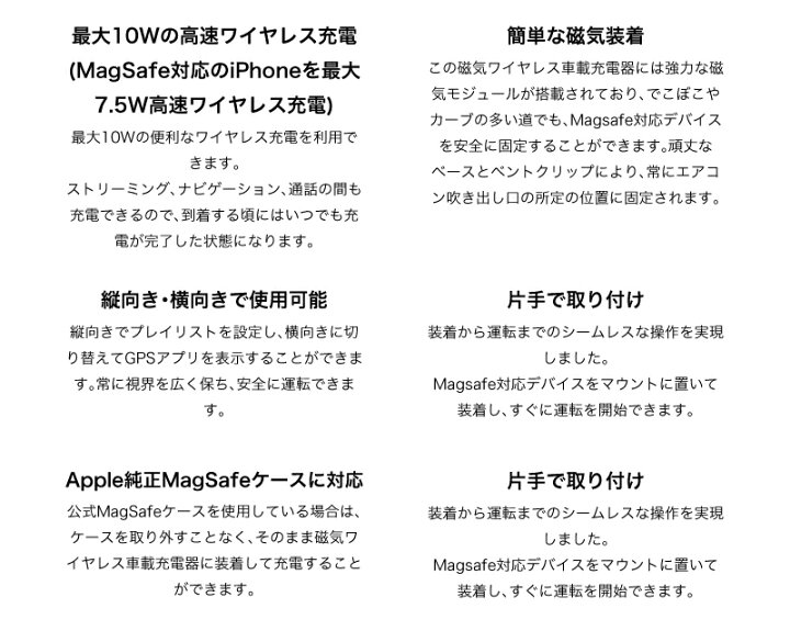 ついに再販開始!】 belkin BOOST↑CHARGE MagSafe対応 磁気ワイヤレス車載充電器10W iPhone Apple カー用品 ベルキン WIC004BTBK-NC shipsctc.org ついに再販開始!】 belkin BOOST↑CHARGE MagSafe対応 磁気ワイヤレス車載充電器10W iPhone Apple カー用品 ベルキン WIC004BTBK-NC shipsctc.org
