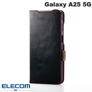 �G���R�� Galaxy A25 5G ���U�[�P�[�X �蒠�^ �X�e�b�` �ϏՌ� ���Εt�� �u���b�N # PM-G253PLFYBK �G���R�� (�A���h���C�h�X�}�z�P�[�X�E�J�o�[) �M�����N�V�[