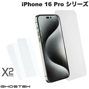 GHOSTEK iPhone 16 Pro V[Y 9HKXXN[veN^[ 2 0.33mm S[XebN (X}zptیKXtB) iPhone 16 Pro / 16 Pro Max