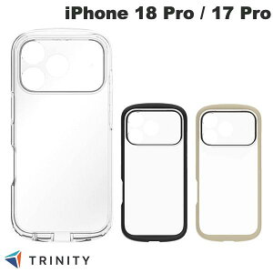 iPhone18Pro �P�[�X �N���A�P�[�X �V���v�� �����Y���܂ŕی� �J��������K�[�h TRINITY iPhone 18 Pro / 17 Pro [LIGHT SHIELD Solid] �������݌v �Ռ��z�� �n�C�u���b�h�P�[�X �g���j�e�B (�X�}�z�P�[�X�E�J