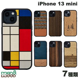 [ネコポス送料無料] Man & Wood iPhone 13 mini 天然木ケース マンアンドウッド (スマホケース・カバー) キャンプ モンドリアン シルクロード らくだ