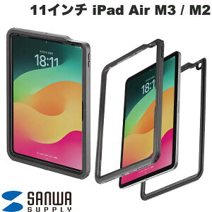 SANWA 11C` iPad Air M3 (2025) / M2 (2024) / 10.9C` iPad Air 5 / 4 ϏՌhP[X Xgbvt # PDA-IPAD17162 TTvC (^ubgJo[EP[X) hP[X