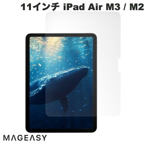 MagEasy 11C` iPad Air M3 (2025) / M2 (2024) Vetro Anti Blue Light tیKX Transparent # ME_PAASPBGVL_TR }OC[W[ (^ubgptیKXtB)