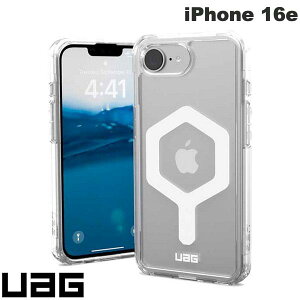 iPhone17e �P�[�X �ϏՌ� UAG iPhone 17e / 16e PLYO PRO (�v���C�I) �P�[�X�}�O�l�b�g�Ή� �A�C�X/�z���C�g # UAG-IPH25SE-YMS-I/W ���[�G�[�W�[ (�X�}�z�P�[�X�E�J�o�[) �N���A�P�[�X