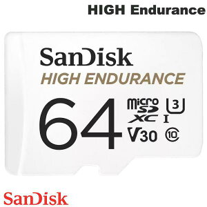 SanDisk HIGH Endurance microSDXC R=100MB/s W=40MB/s Class 10 V30 U3 A_v^t COpbP[W TfBXN ([J[h) 64GB / 128GB / 256GB / 512GB