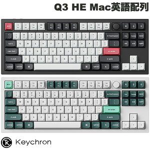 Keychron Q3 HE }OlbgXCb` QMK Macpz L / Bluetooth 5.2 / 2.4GHz CX Ή eL[X zbgXbv Gateron _u[E}OleBbNXCb` Nebula RGBCg J
