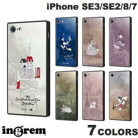 [ネコポス送料無料] ingrem iPhone SE 第3世代 / SE 第2世代 / 8 / 7 ディズニーキャラクター 耐衝撃ケース KAKU トリプルハイブリッド 名作 イングレム (スマホケース・カバー)