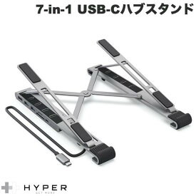 HYPER++ HyperDrive 7-in-1 USB Type-C Hub スタンド 100W PD対応 # HP-HD71HS ハイパー (USB Type-C アダプタ)