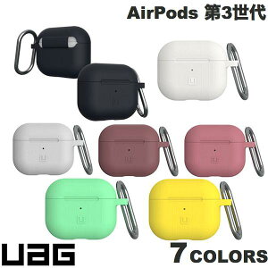 UAG AirPods ��3���� U by DOT �V���R�[���P�[�X ���[�G�[�W�[ (Apple �C���z���P�[�X) �ϏՌ� �^�t�P�[�X
