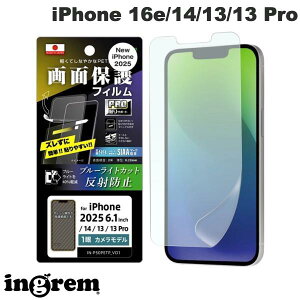 ingrem iPhone 16e / 14 / 13 / 13 Pro PRO\T|[g PETtB u[CgJbg ˖h~ Ռz RہERECX ʕی wh~ # IN-P50FP/DK CO (X}zptیtB)