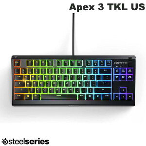 SteelSeries Apex 3 TKL Black US pz 84L[ L ϐ Q[~OL[{[h # 64831J XeB[V[Y (L[{[h) Apex3 GCybNX