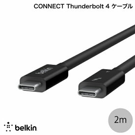 [ネコポス発送] BELKIN CONNECT Thunderbolt 4 ケーブル 2.0m Active # INZ002bt2MBK ベルキン (サンダーボルト4ケーブル) thunderbolt 4 ケーブル