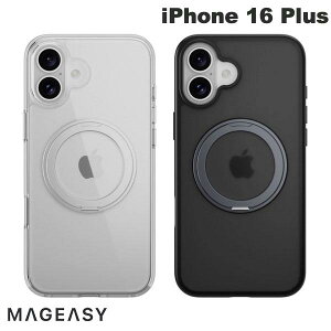 yJRg[{^ځz MagEasy iPhone 16 Plus MagStand 360 M C MagSafeΉ JRg[Jo[t ϏՌP[X }OC[W[ (X}zP[XEJo[)