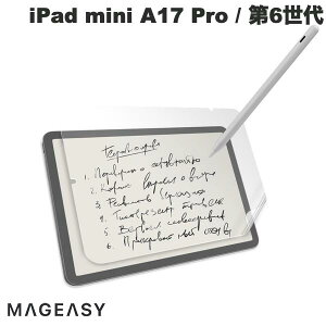 MagEasy iPad mini A17 Pro (7) / 6 EasyPaper Note tیtB Transparent # ME_PMASPLKEN_TR }OC[W[ (^ubgptیtB)