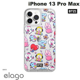 [ネコポス送料無料] 【在庫限り】 elago iPhone 13 Pro Max LINE FRIENDS COLLABORATION BT21 JELLY CANDY PCxTPUハイブリッドケース 7 Flavors # EL_IMLCSPTJH_7F エラゴ (スマホケース・カバー)
