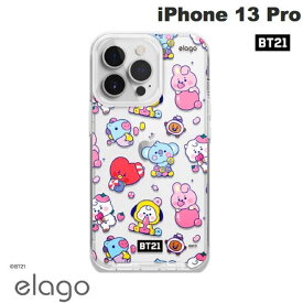 [ネコポス送料無料] 【在庫限り】 elago iPhone 13 Pro LINE FRIENDS COLLABORATION BT21 JELLY CANDY PCxTPUハイブリッドケース 7 Flavors # EL_IMPCSPTJH_7F エラゴ (スマホケース・カバー)