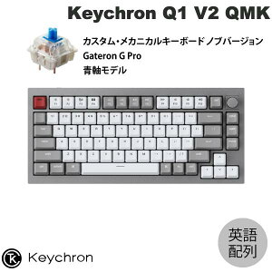 y݌Ɍz Keychron Q1 V2 QMK Vo[O[ Macpz L eL[X zbgXbv Gateron G Pro  81L[ RGBCg JX^JjJL[{[h muo[W # Q1-N2-US L[N