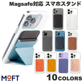 [ネコポス送料無料] MOFT MagSafe対応 カードウォレット スマホスタンド Snap On モフト (スマホスタンド) マグセーフ対応 極薄 軽量 折りたたみ 角度調整
