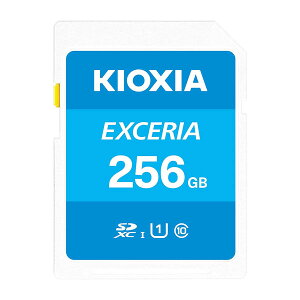 KIOXIA 256GB EXCERIA UHS-I Class10 U1 SDXC J[h COpbP[W # LNEX1L256GG4 LINVA (SDHC [J[h)