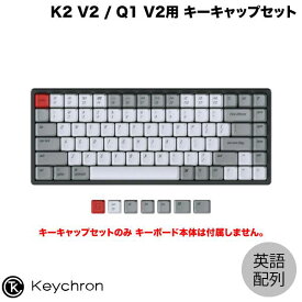 Keychron K2 V2 / Q1 V2用 英語配列 OEM Profile PBT Retroキーキャップセット # KP1 キークロン (キーボード アクセサリ) [PSR]