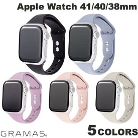 [ネコポス送料無料] GRAMAS Apple Watch 41 / 40 / 38mm COLORS Slim Silicone Band グラマス (アップルウォッチ ベルト バンド)