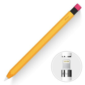 [ネコポス送料無料] elago Apple Pencil 第1世代 CLASSIC シリコンケース Yellow # EL_AP1CSSCP1_YE エラゴ (アップルペンシル アクセサリ) 鉛筆風