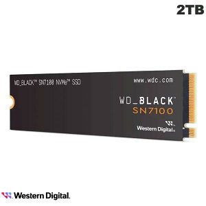 Western Digital 2TB WD_Black SN7100 NVMe SSD PCIe Gen4 x4 M2 2280 R-7200MB/s W-6900MB/s # WDS200T4X0E EGX^fW^ (SSD)