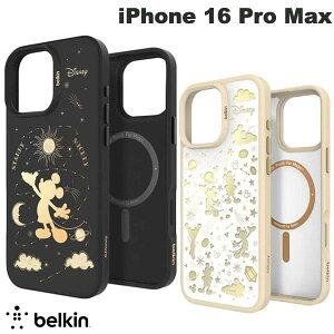 iPhone16ProMax �P�[�X �f�B�Y�j�[ �~�b�L�[ ���킢�� ������� BELKIN iPhone 16 Pro Max SheerForce MagSafe�Ή��ی�P�[�X �f�B�Y�j�[ �X�^�[�~�b�L�[���胂�f�� �x���L�� (�X�}�z�P�[�X�E�J�o�[)