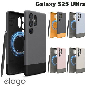 elago Galaxy S25 Ultra MAGNETIC GLIDE CASE �}�O�l�b�g���� �ϏՌ��P�[�X �G���S (�A���h���C�h�X�}�z�P�[�X�E�J�o�[) �M�����N�V�[