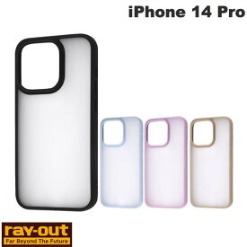 [ネコポス送料無料] Ray Out iPhone 14 Pro マットハイブリッドケース SHEER レイアウト (スマホケース・カバー)