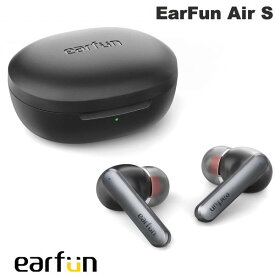 【あす楽】 EarFun Air S Bluetooth 5.2 ノイズキャンセリング搭載 IPX5 防滴 完全ワイヤレスイヤホン ブラック # EarFun Air S イヤーファン (左右分離型ワイヤレスイヤホン)