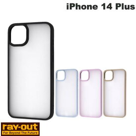 [ネコポス送料無料] Ray Out iPhone 14 Plus マットハイブリッドケース SHEER レイアウト (スマホケース・カバー)